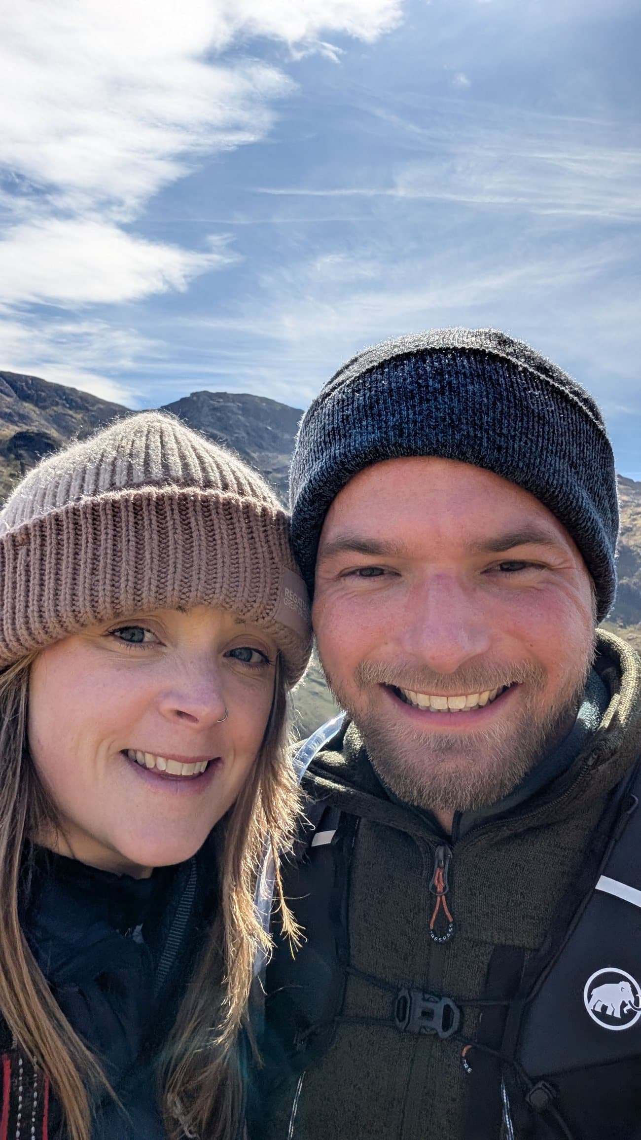 Eddy and Harriet outdoors
